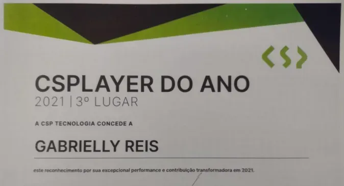 Colaboradora do Ano
